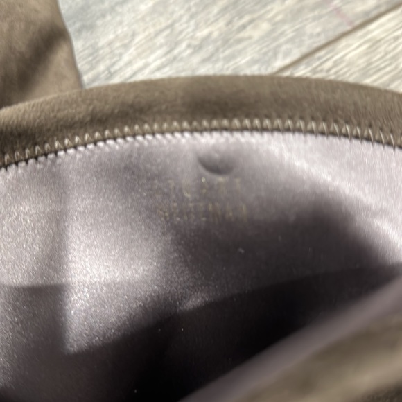 • Stuart Weitzman • Playtime Over The Knee High Suede Leather Boots Swamp Brown - Picture 7 of 8